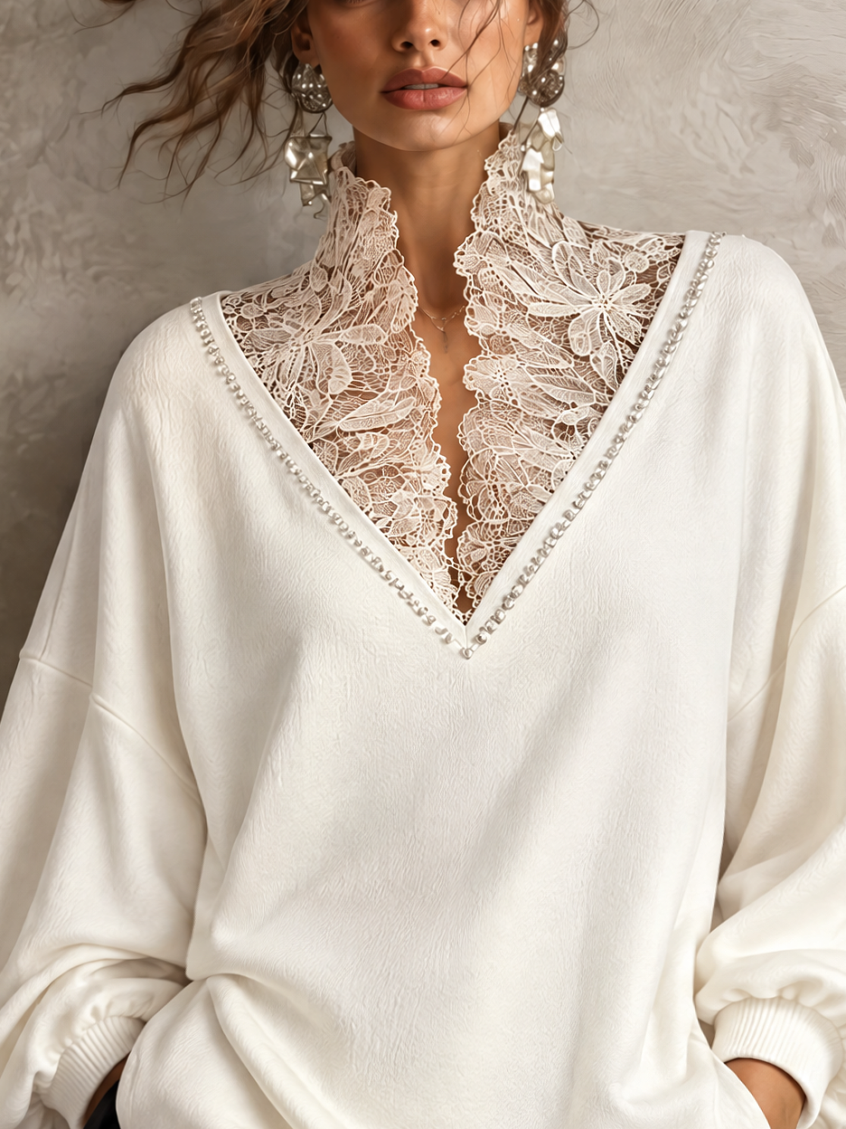 Ivory Textured Knit Roll Neck Mini Jumper Dress